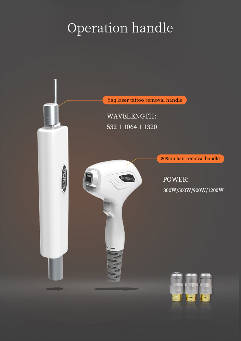 Portable Diode Laser + ND YAG Laser 2 In 1 Multifunctional Beauty Machine