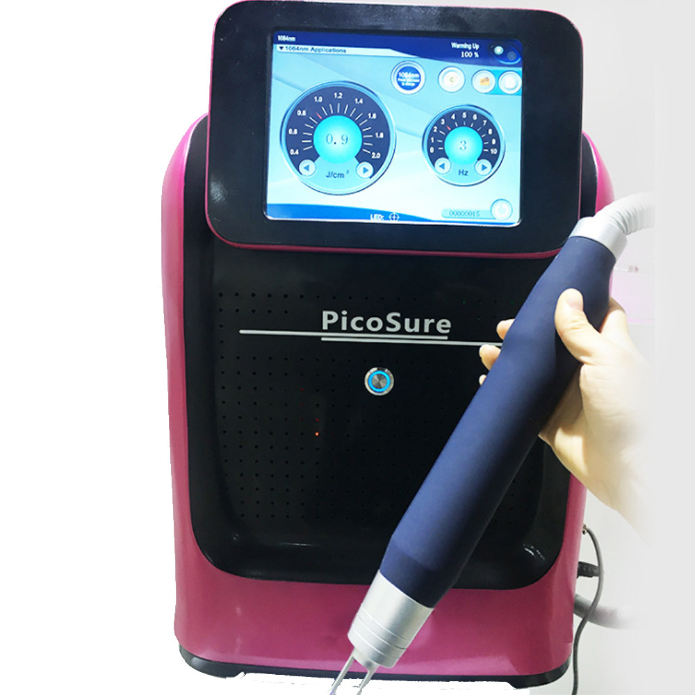 Portable 755nm/1064nm/532nm/1320nm Picosecond Laser Tattoo Removal Equipment