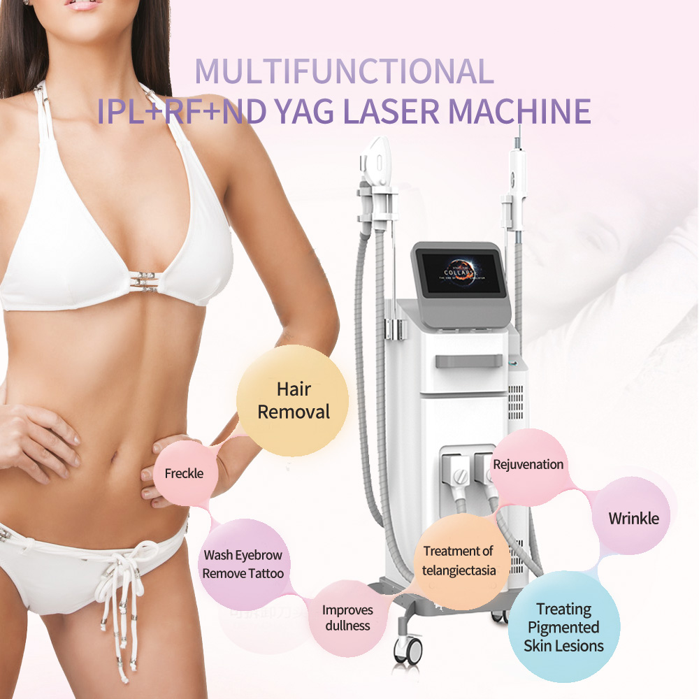 IPL + Picosecond Laser + RF 3 in 1 Multifunctional Beauty Equipment