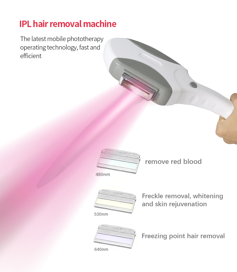 Portable IPL Hair Removal Skin Rejuvenation Beauty Salon Machine